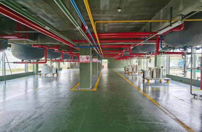 Inside the workshop and supporting warehouse